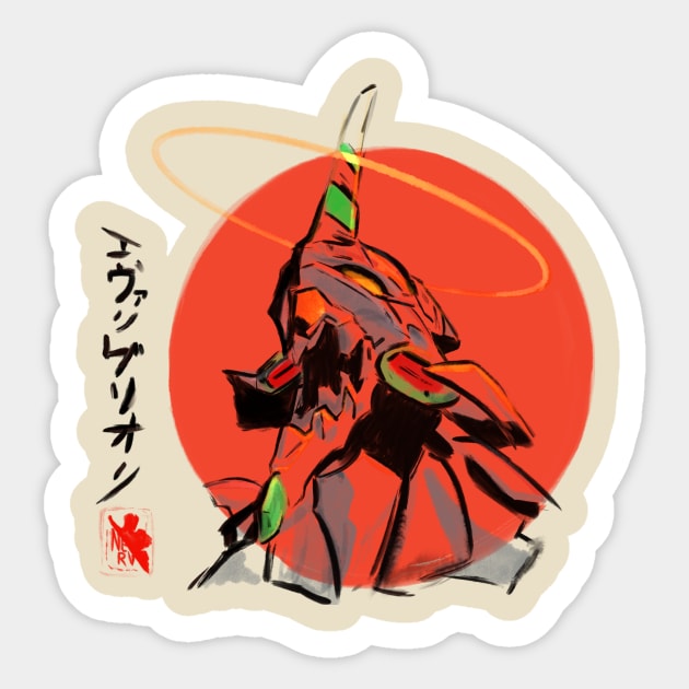 EVA 01 Sticker by CammyCreations